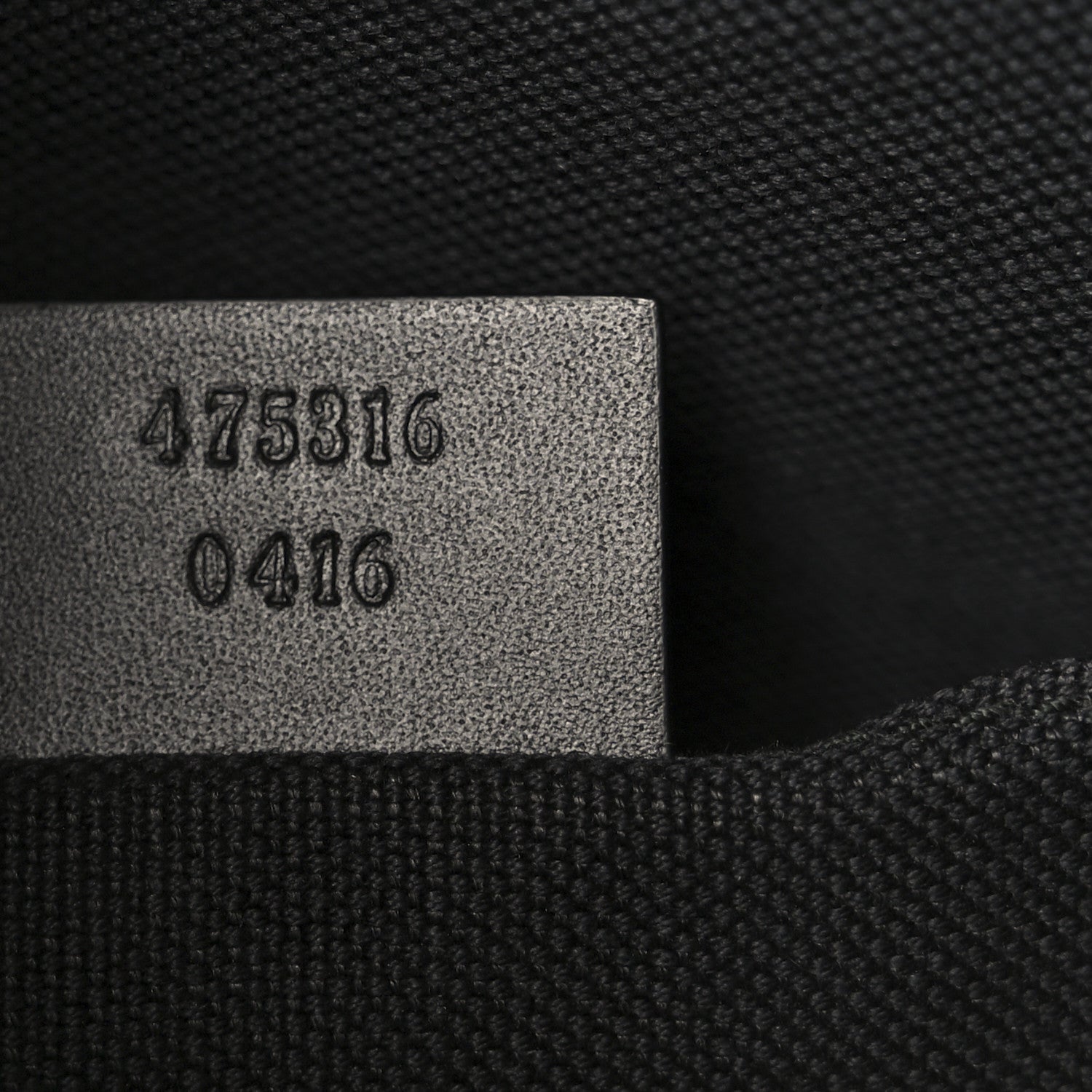 Gucci GG Supreme Monogram Selleria Calfskin Web New Web Cosmetic Case Black