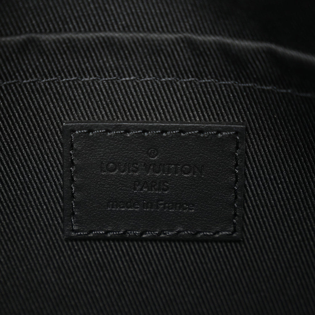 Louis Vuitton Grained Calfskin Aerogram City Keepall Black
