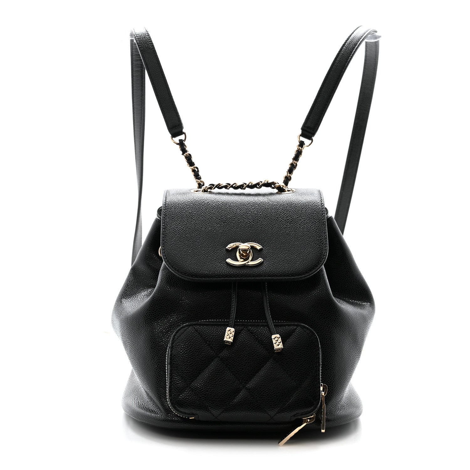 Chanel Caviar Quilted Mini Business Affinity Backpack Black