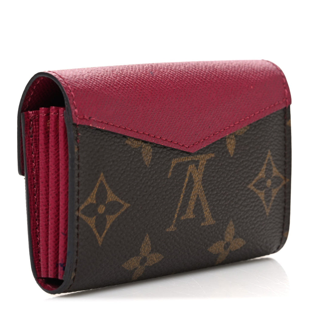 Louis Vuitton Monogram Sarah Multicartes Fuchsia