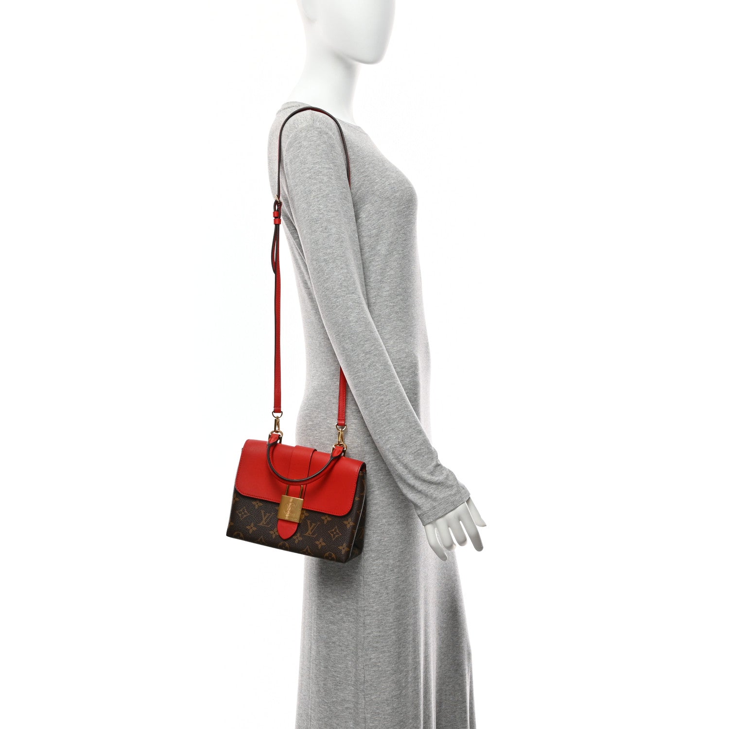 Louis Vuitton Monogram Locky BB Coquelicot
