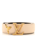 Louis Vuitton Monogram 30mm Pretty LV Reversible Belt 80 32 Beige