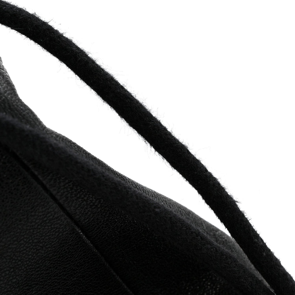 Gucci Azalea Sakai Calfskin Horsebit 1955 Drawstring Bucket Bag Black
