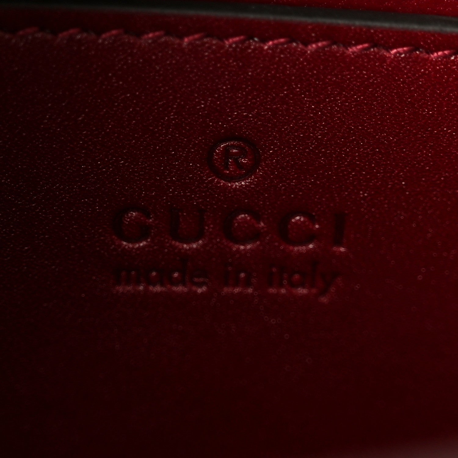 Gucci Sweetbread Calfskin Mini Diana Tote Bag Rosso Ancora