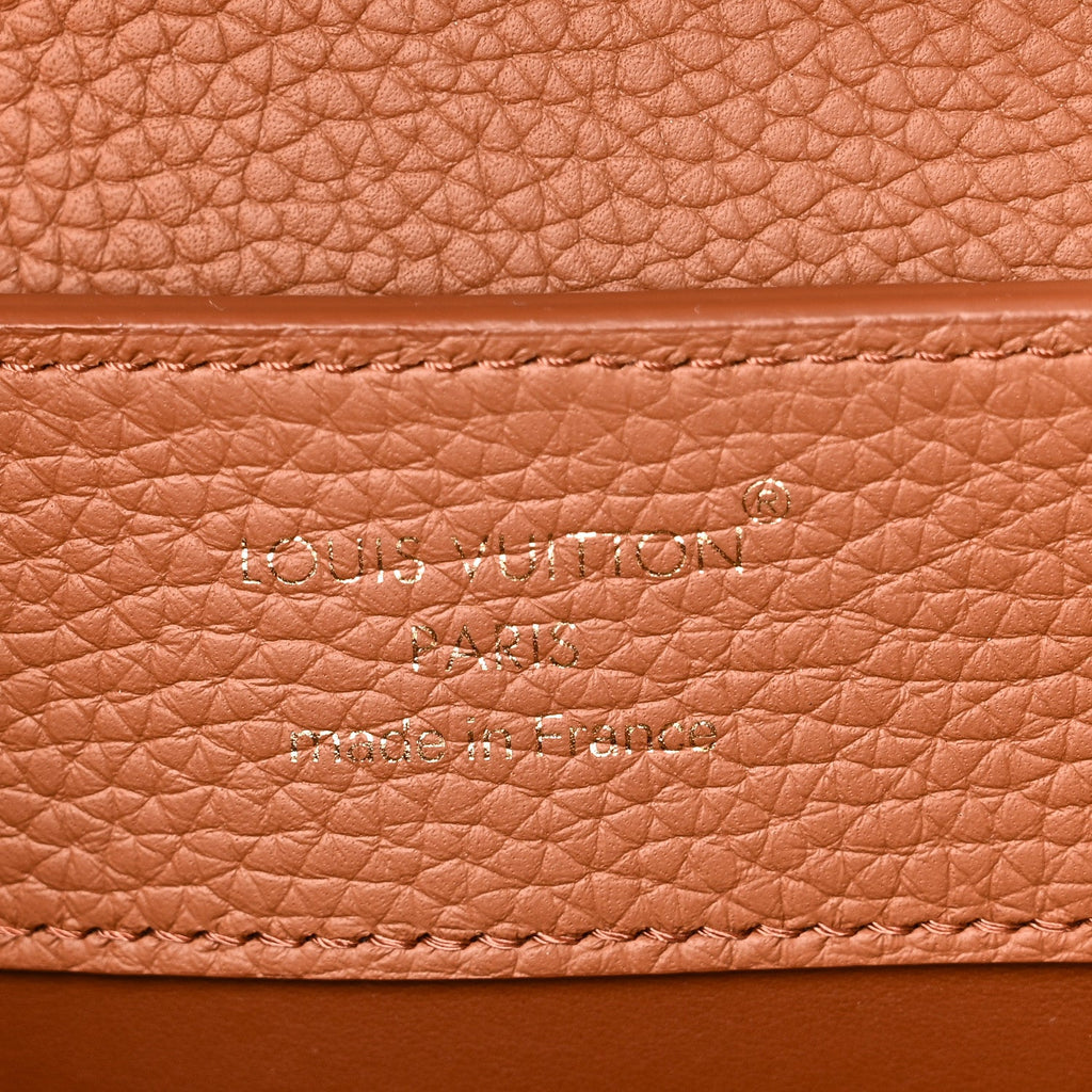 Louis Vuitton Taurillon Capucines BB Tan