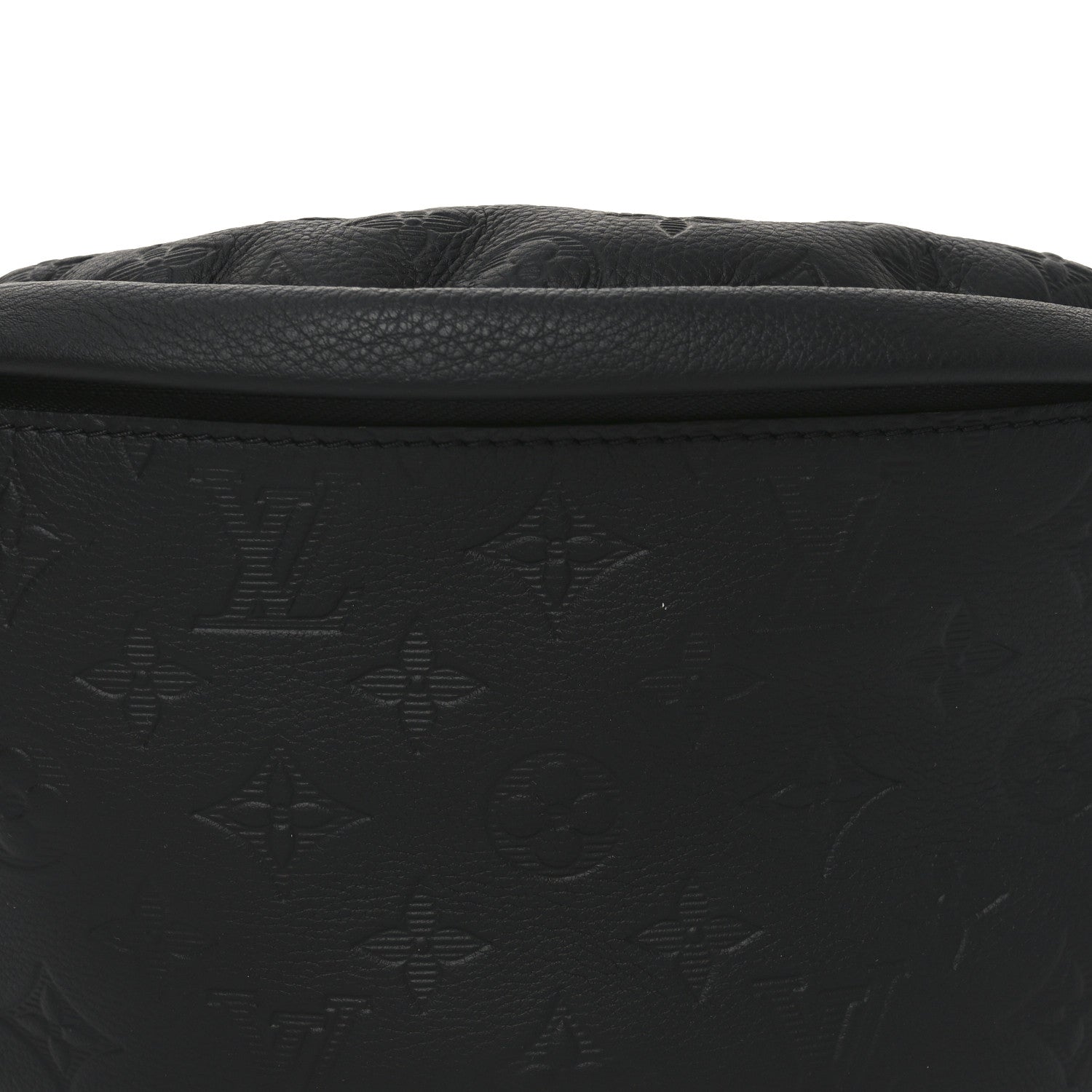 Louis Vuitton Calfskin Monogram Shadow Discovery Bumbag Black