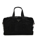 Prada Tessuto Nylon Saffiano Viaggio Duffle Black