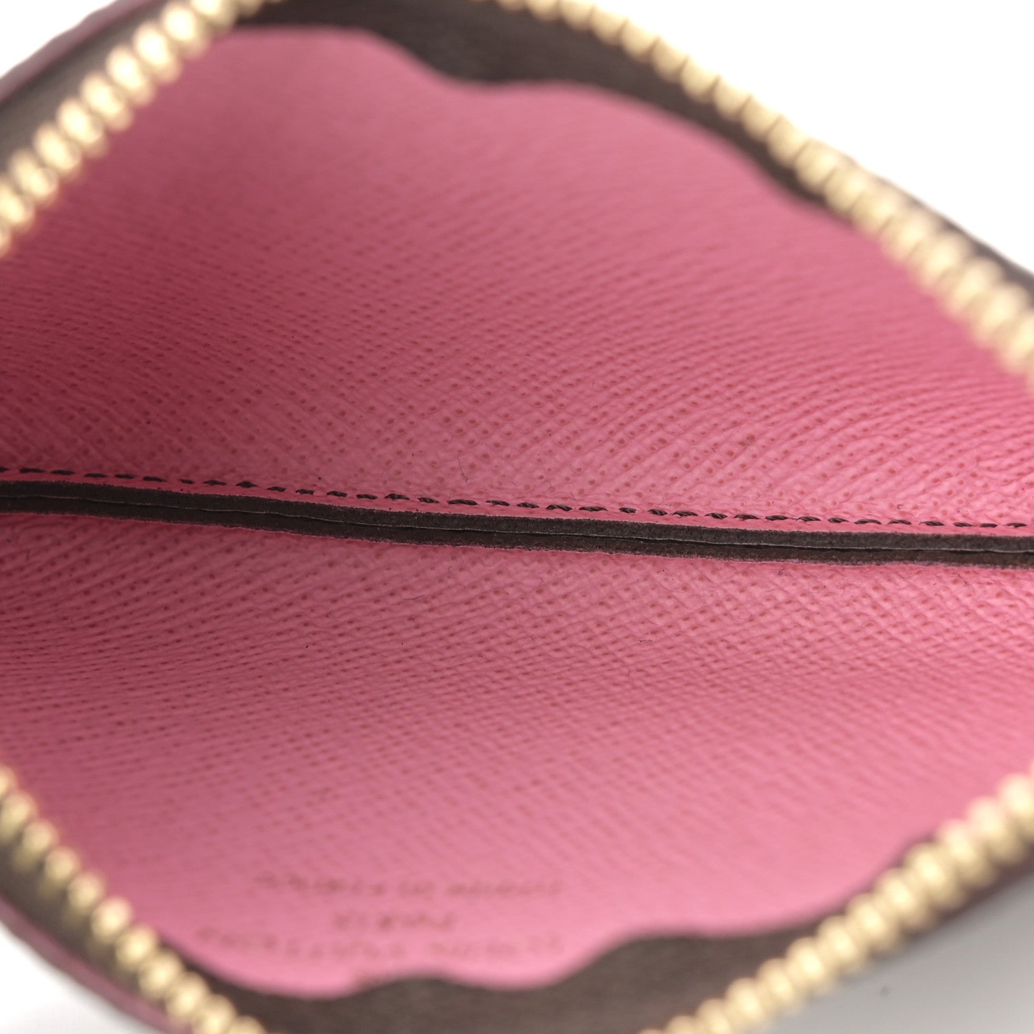 Louis Vuitton Monogram 2022 Christmas Animation Paris Key Pouch Pink