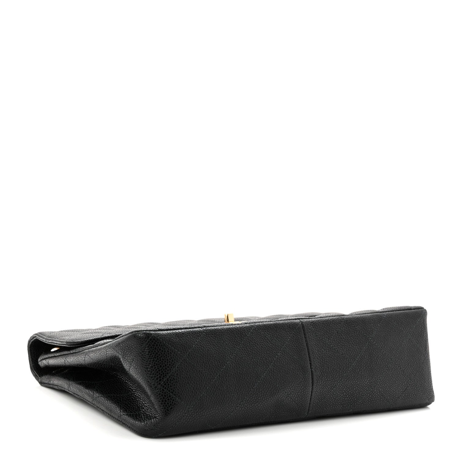 Chanel Caviar Jumbo Single Flap Black