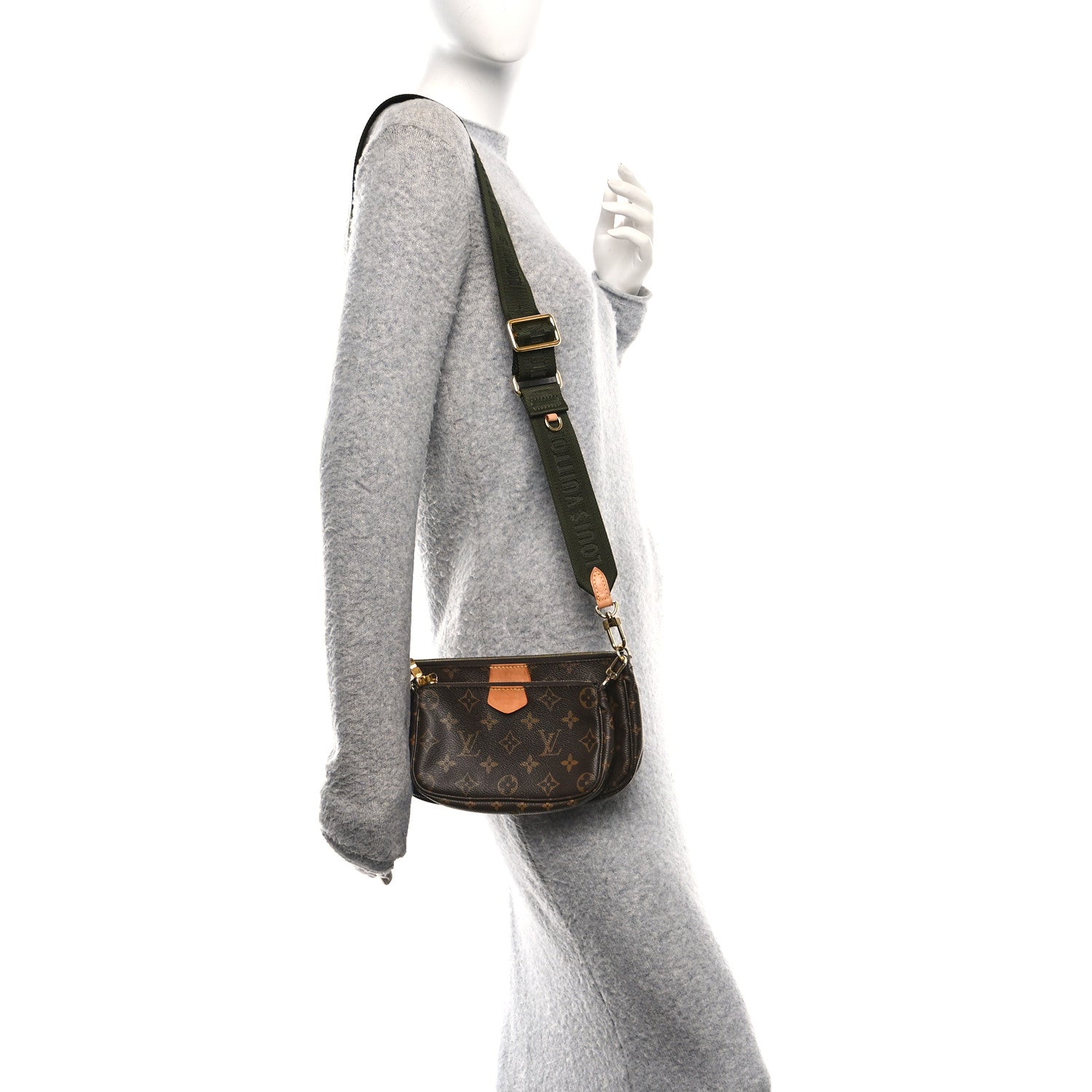 Louis Vuitton Monogram Multi Pochette Accessories Kaki