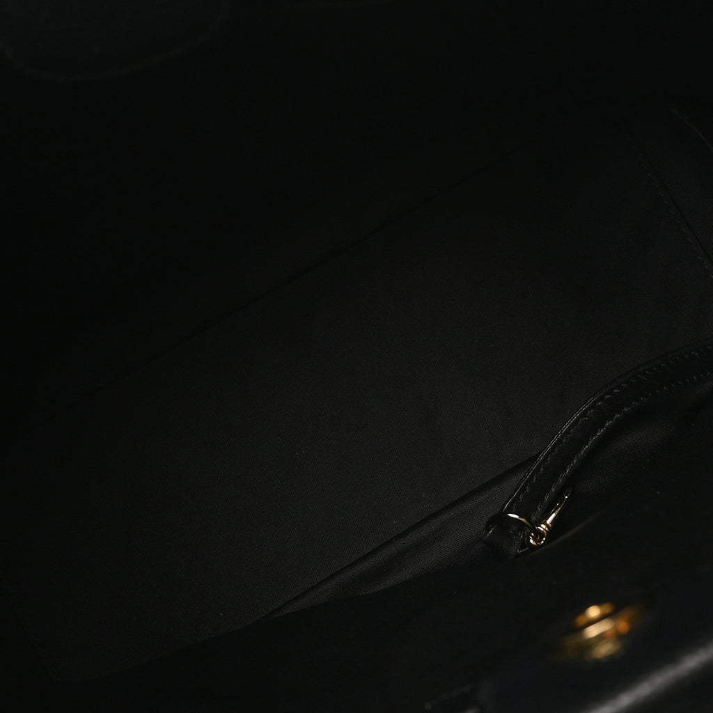 Chanel Caviar Quilted Petit Shopping Tote PST Black