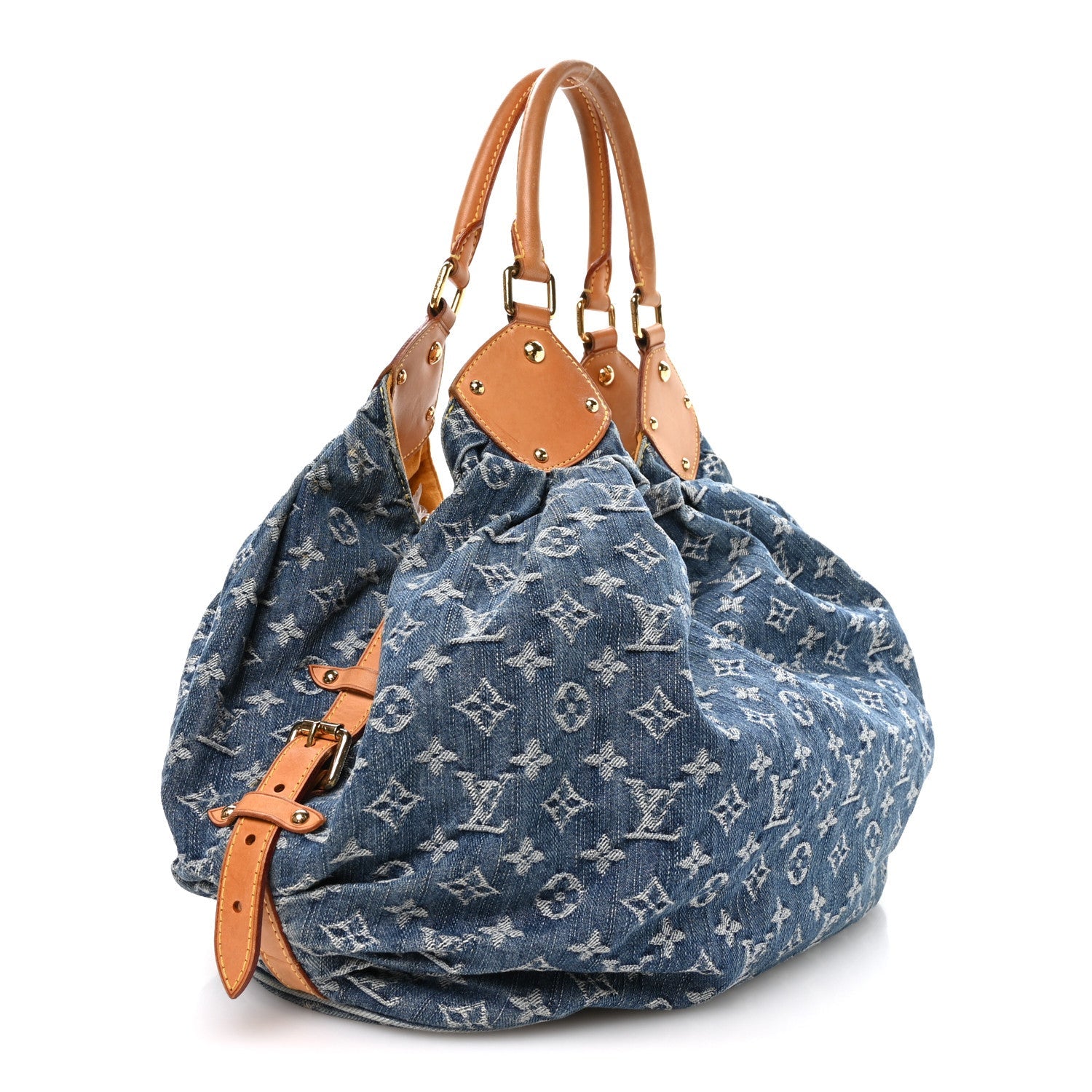 Louis Vuitton Denim Mahina XL Blue