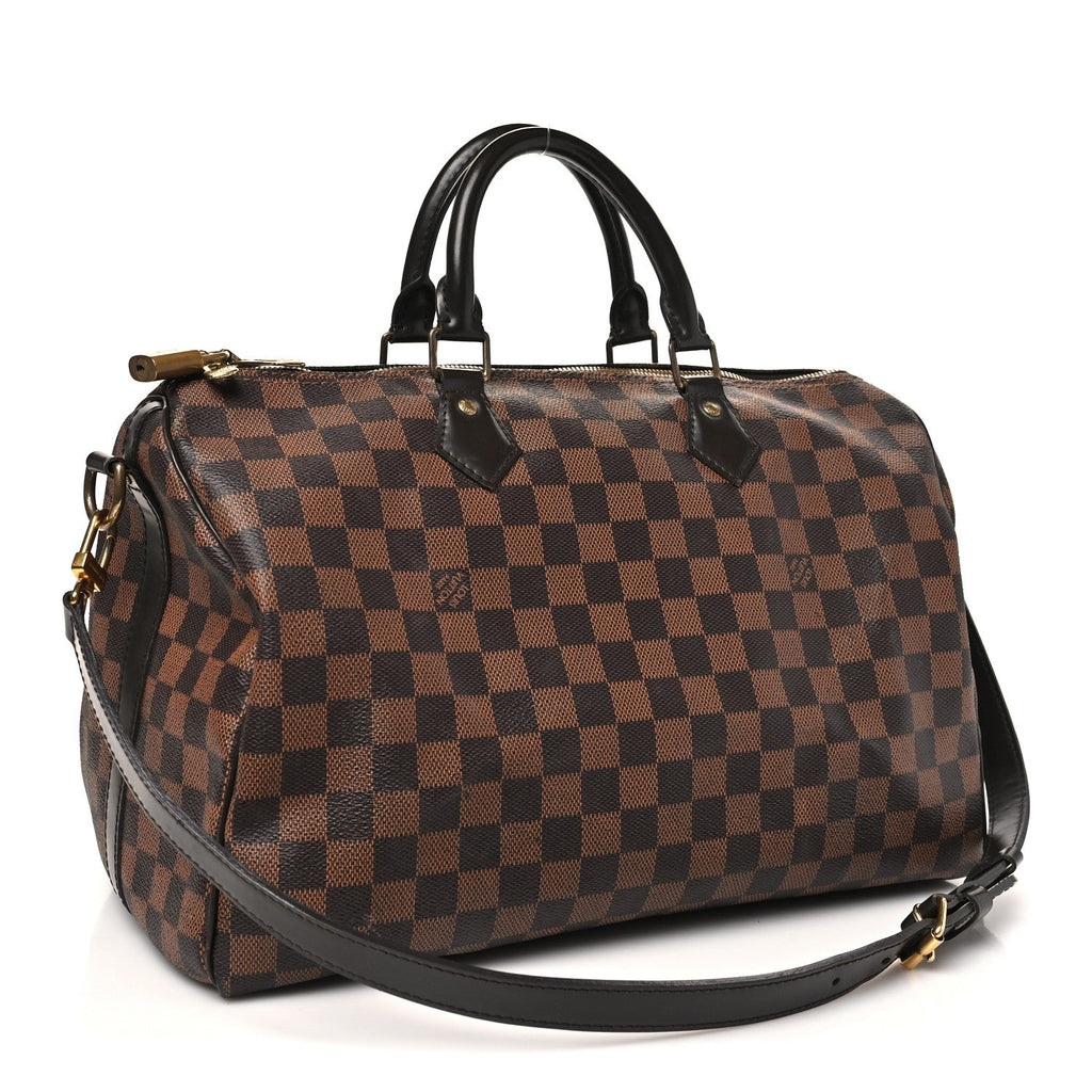 Louis Vuitton Damier Ebene Speedy Bandouliere 35