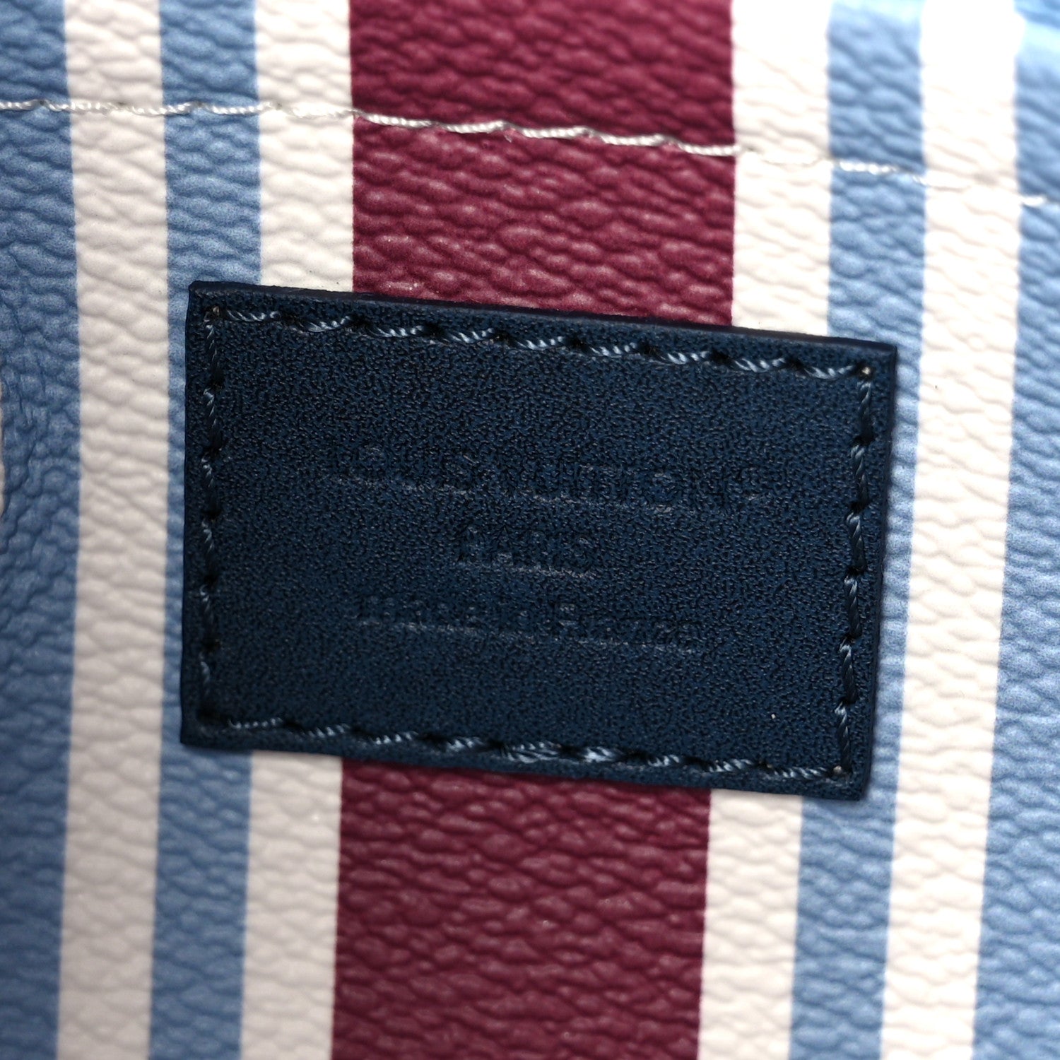 Louis Vuitton Monogram Heritage Locker Dopp Kit Toilet Pouch Blue