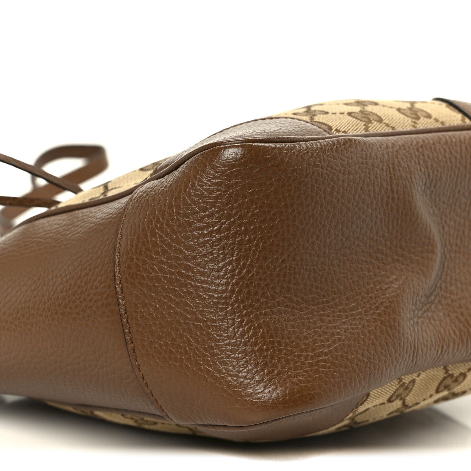 Gucci Monogram Small Bree Tote Beige Tabacco