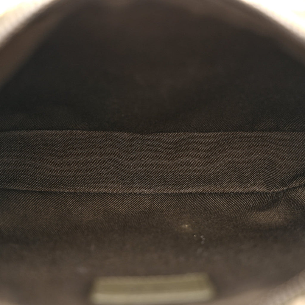 Christian Dior Oblique Saddle Triple Pouch Green