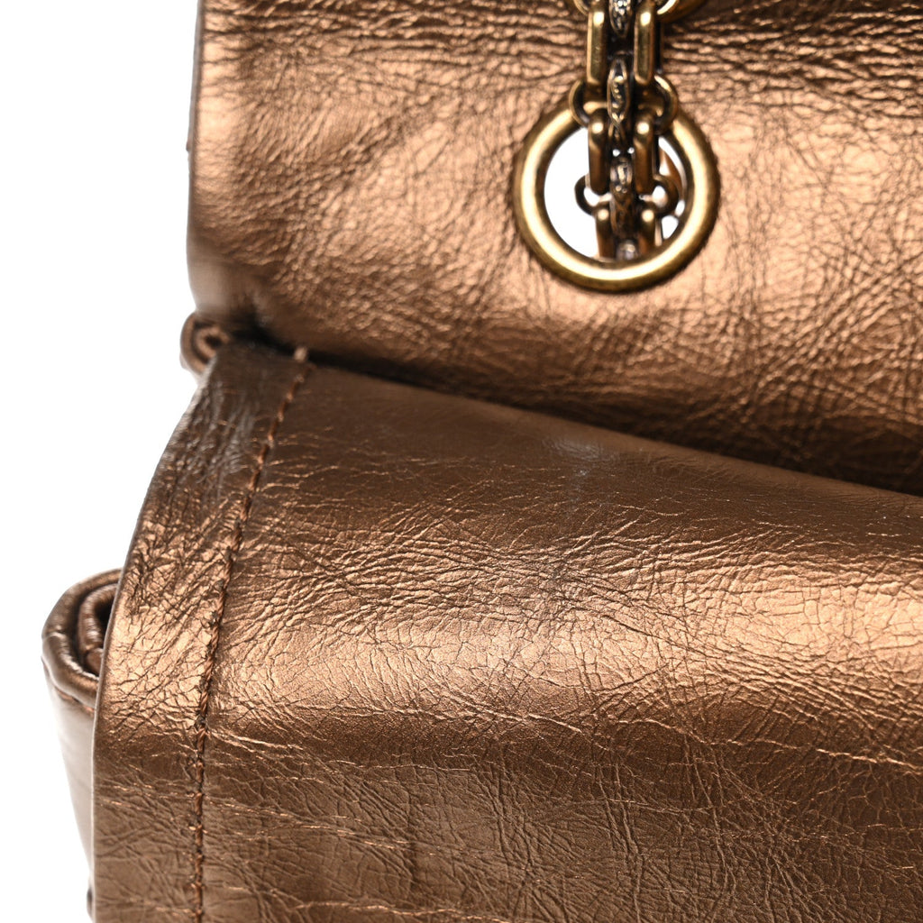 Chanel Metallic Aged Calfskin Quilted 2.55 Reissue 226 Flap Bronze