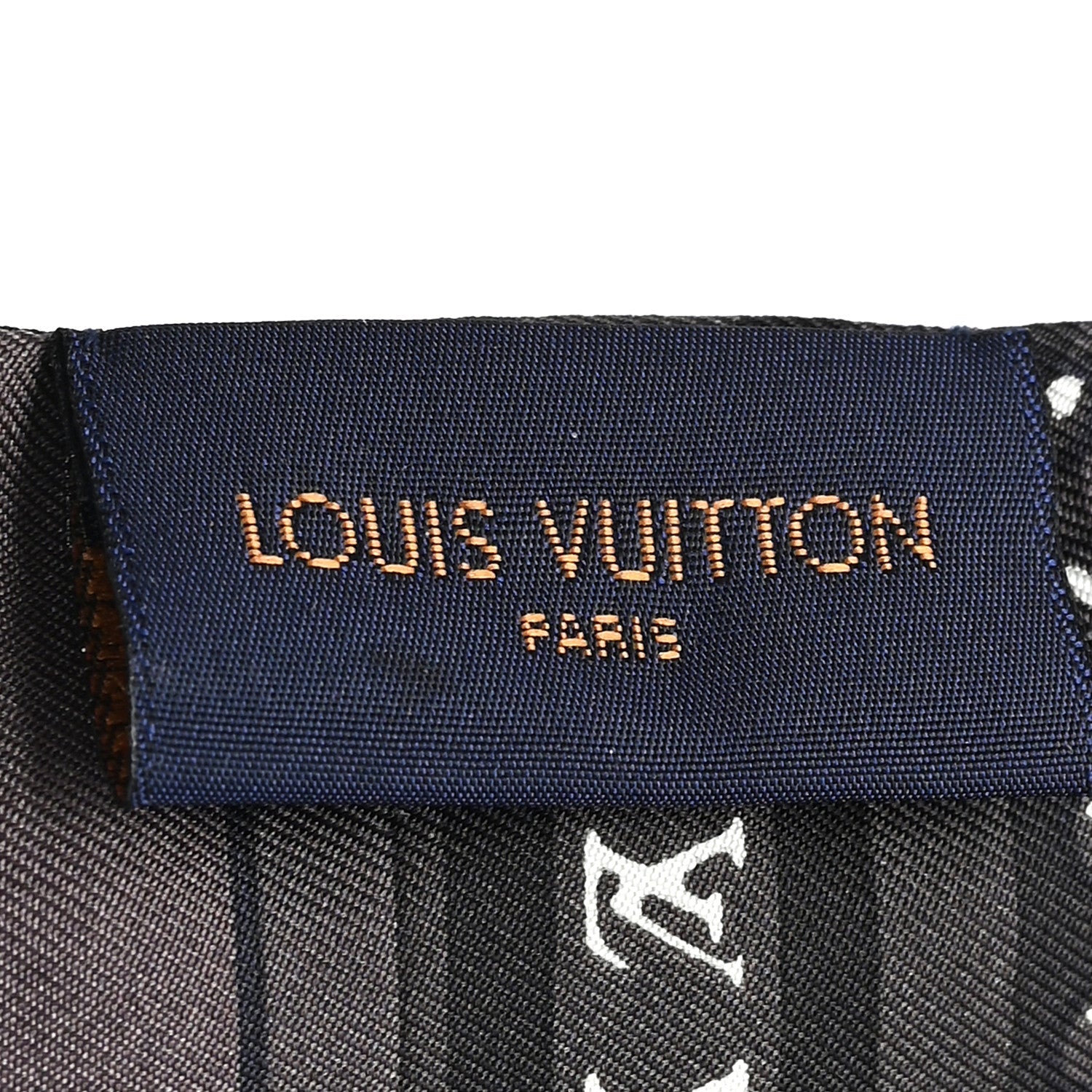Louis Vuitton Silk Monogram LV World Bandeau Brown
