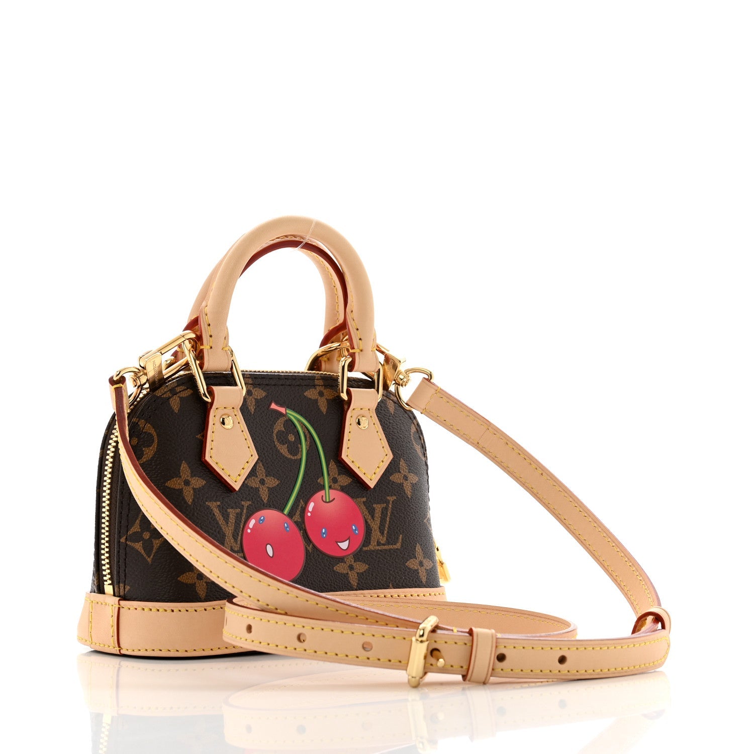 Louis Vuitton LV X TM Monogram Cerises Nano Alma