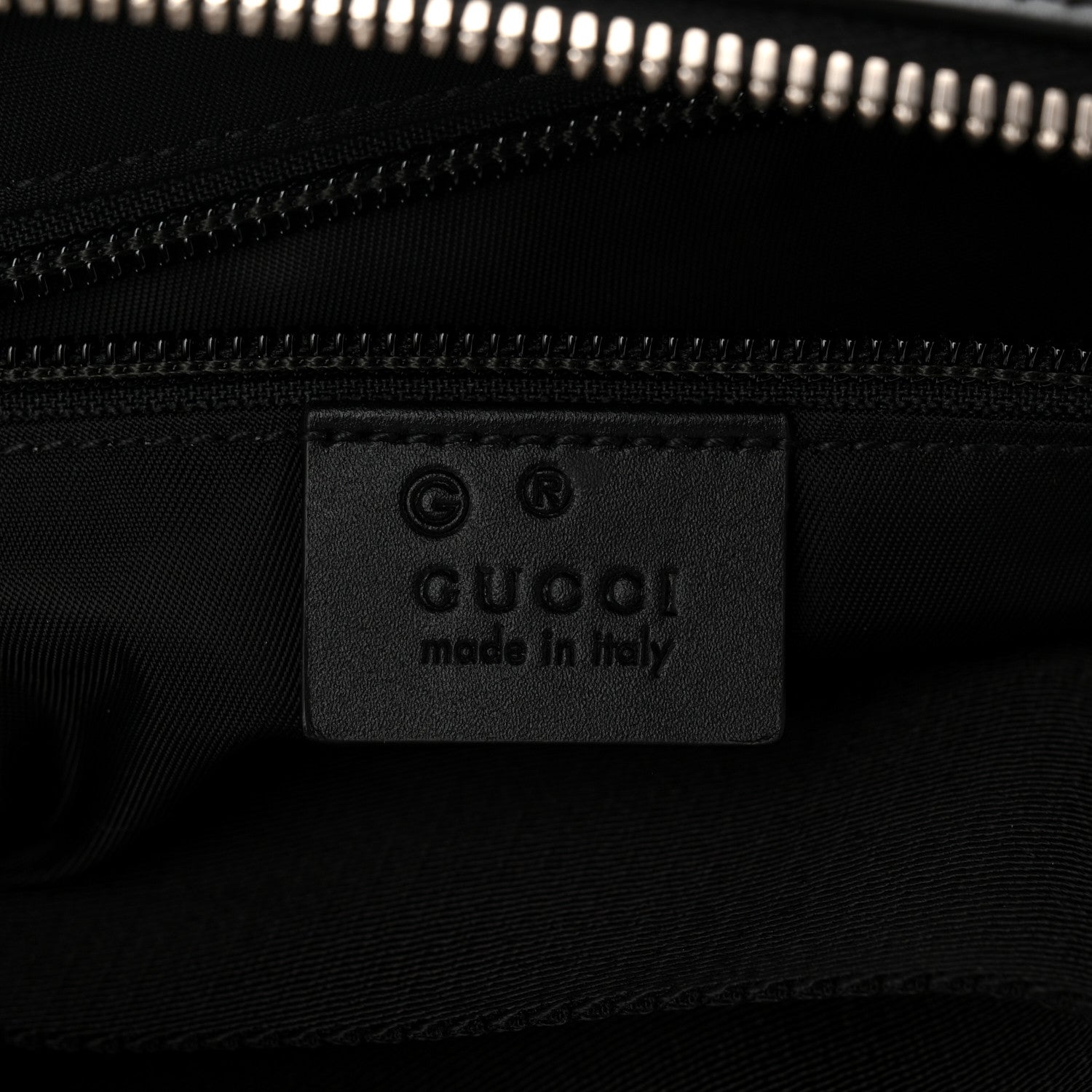 Gucci Techno Canvas Web Top Handle Shoulder Bag Black