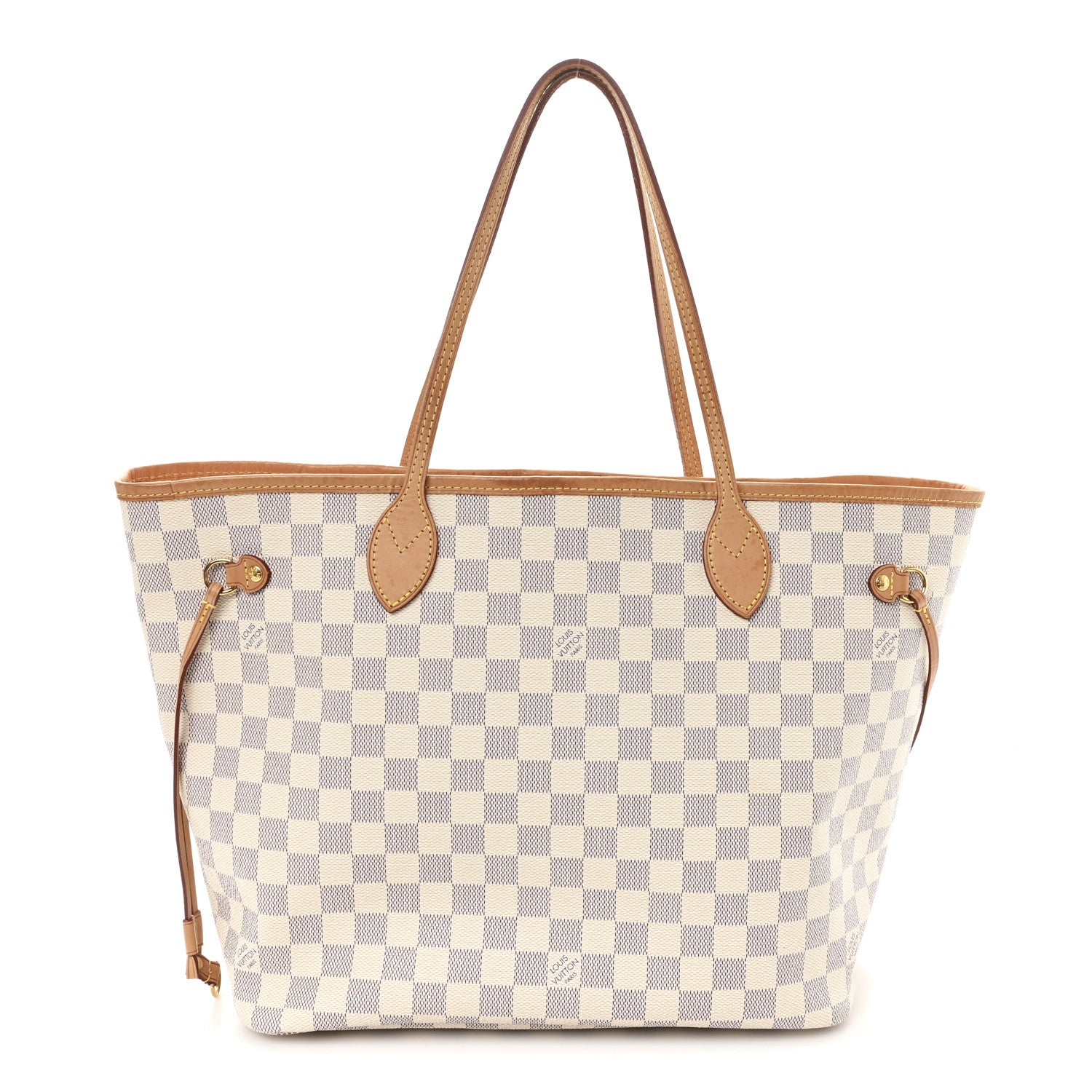 Louis Vuitton Damier Azur Neo Neverfull MM Rose Ballerine