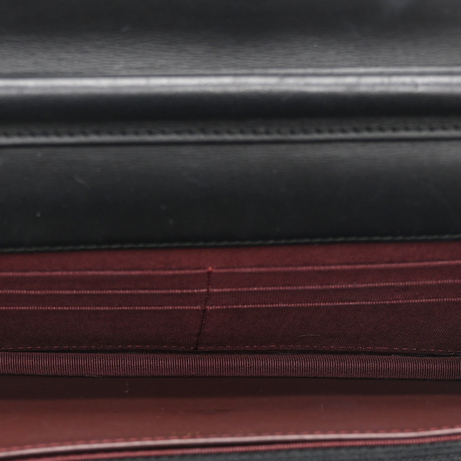 Chanel Aged Calfskin Quilted Lucky Charms 2.55 Reissue Wallet On Chain WOC Black
