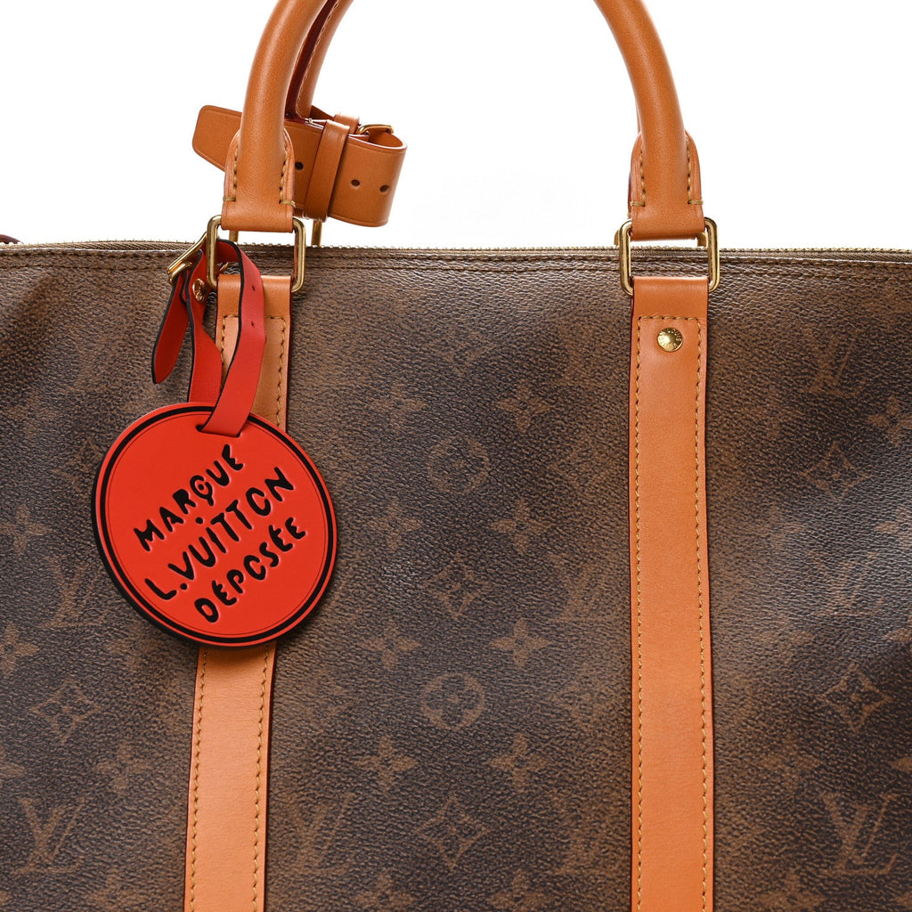 Louis Vuitton Monogram Dust Keepall Bandouliere 50