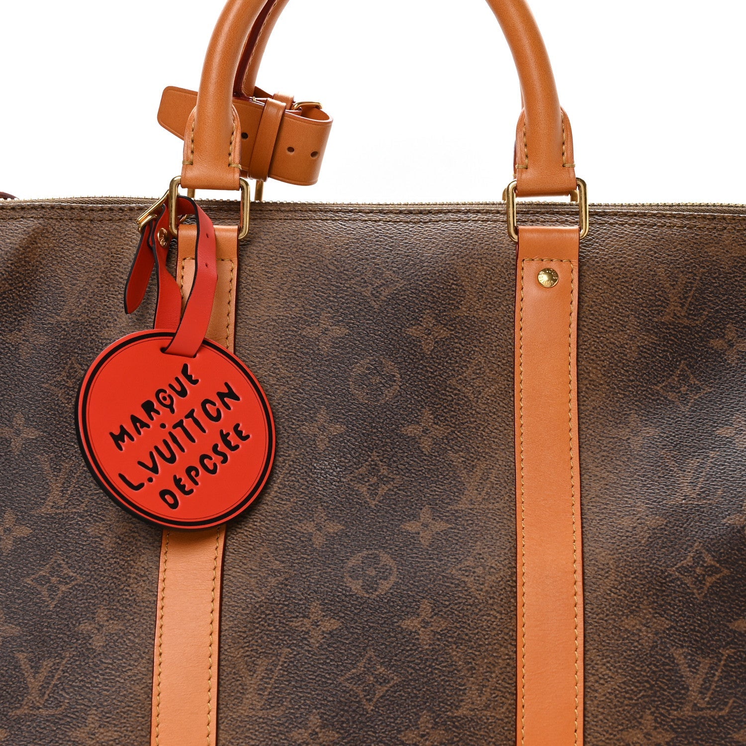 Louis Vuitton Monogram Dust Keepall Bandouliere 50
