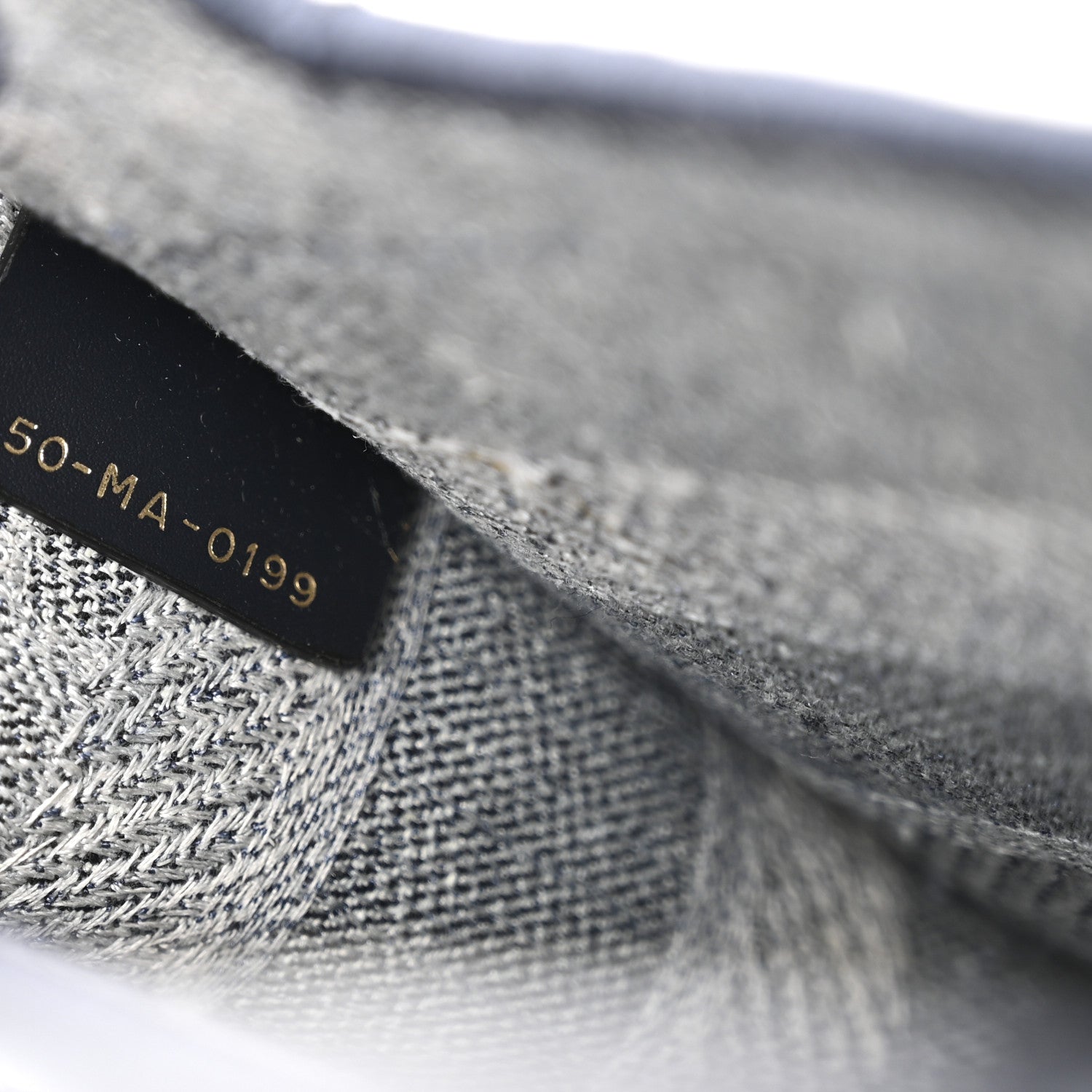 Christian Dior Oblique Denim Mini Book Tote Blue