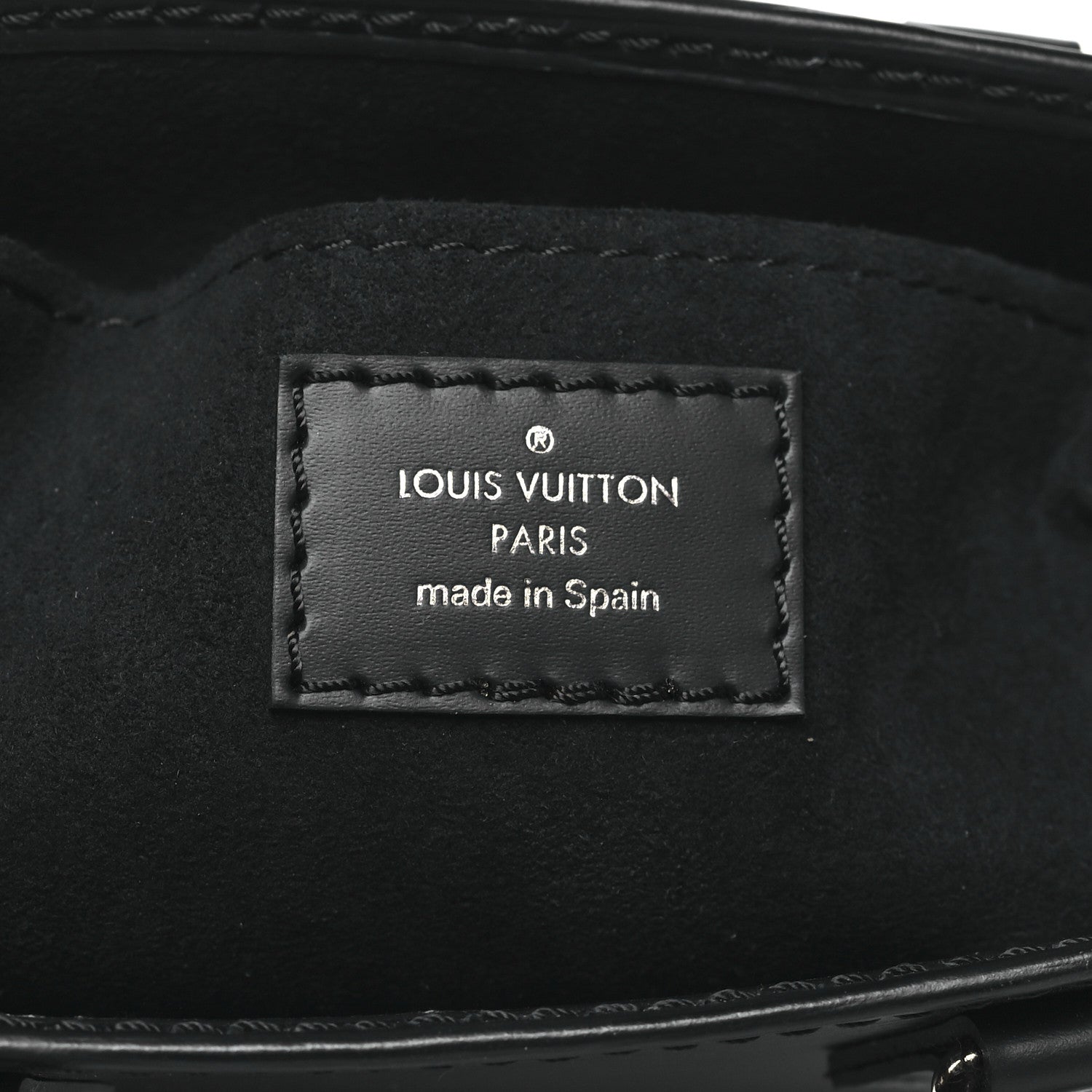 Louis Vuitton Epi Petit Sac Plat Black