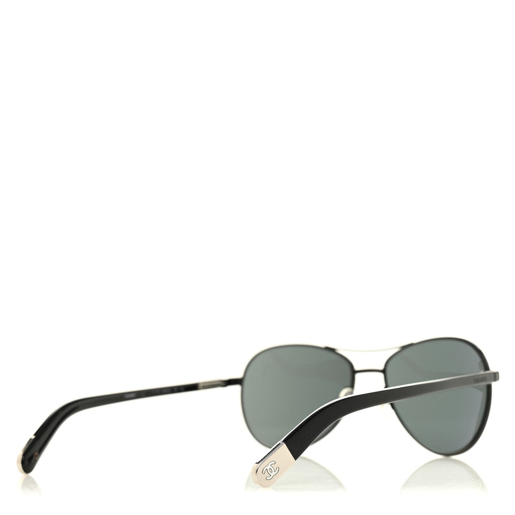 Metal Aviator CC Sunglasses 4201 Black