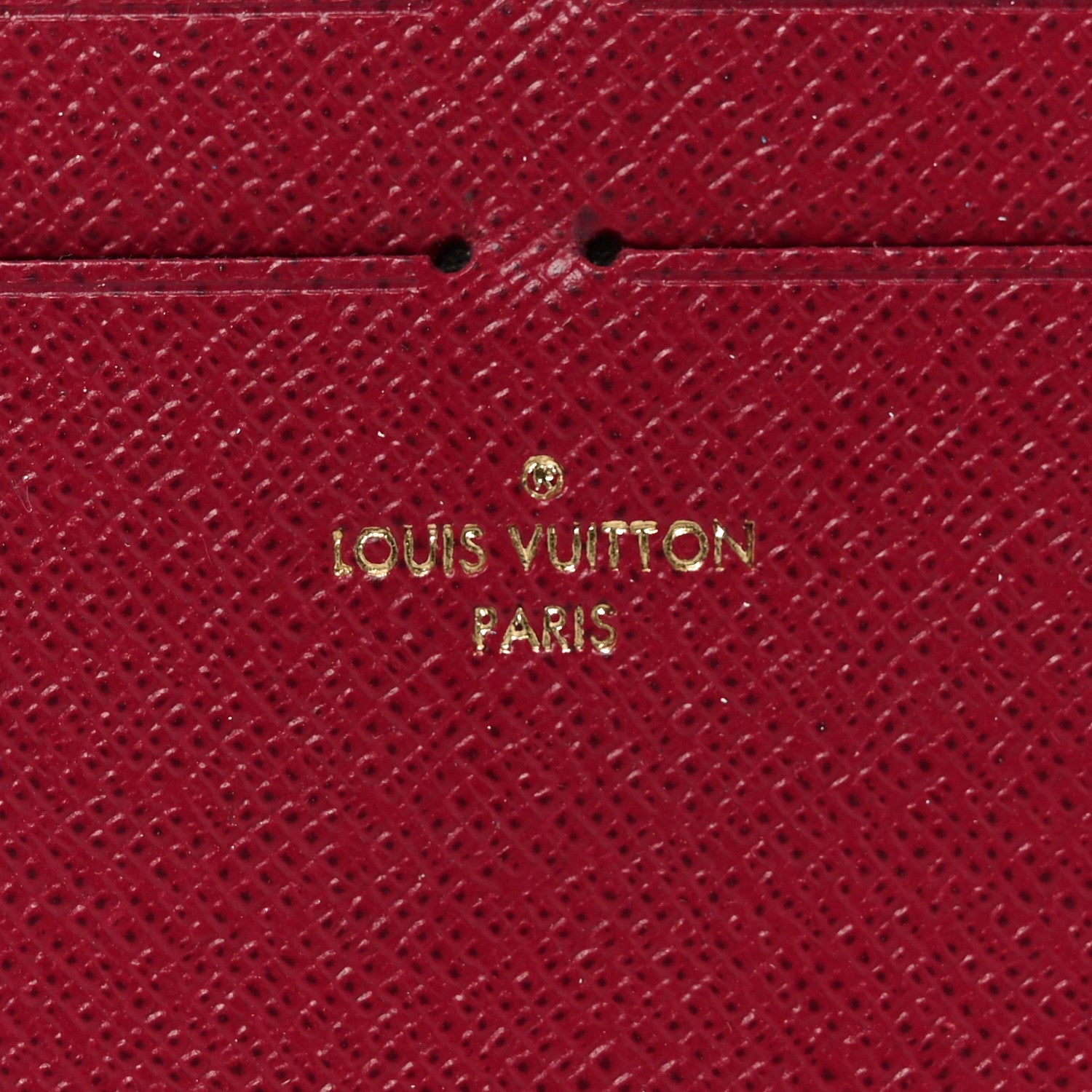 Louis Vuitton Calfskin Felicie Card Holder Insert Fuchsia