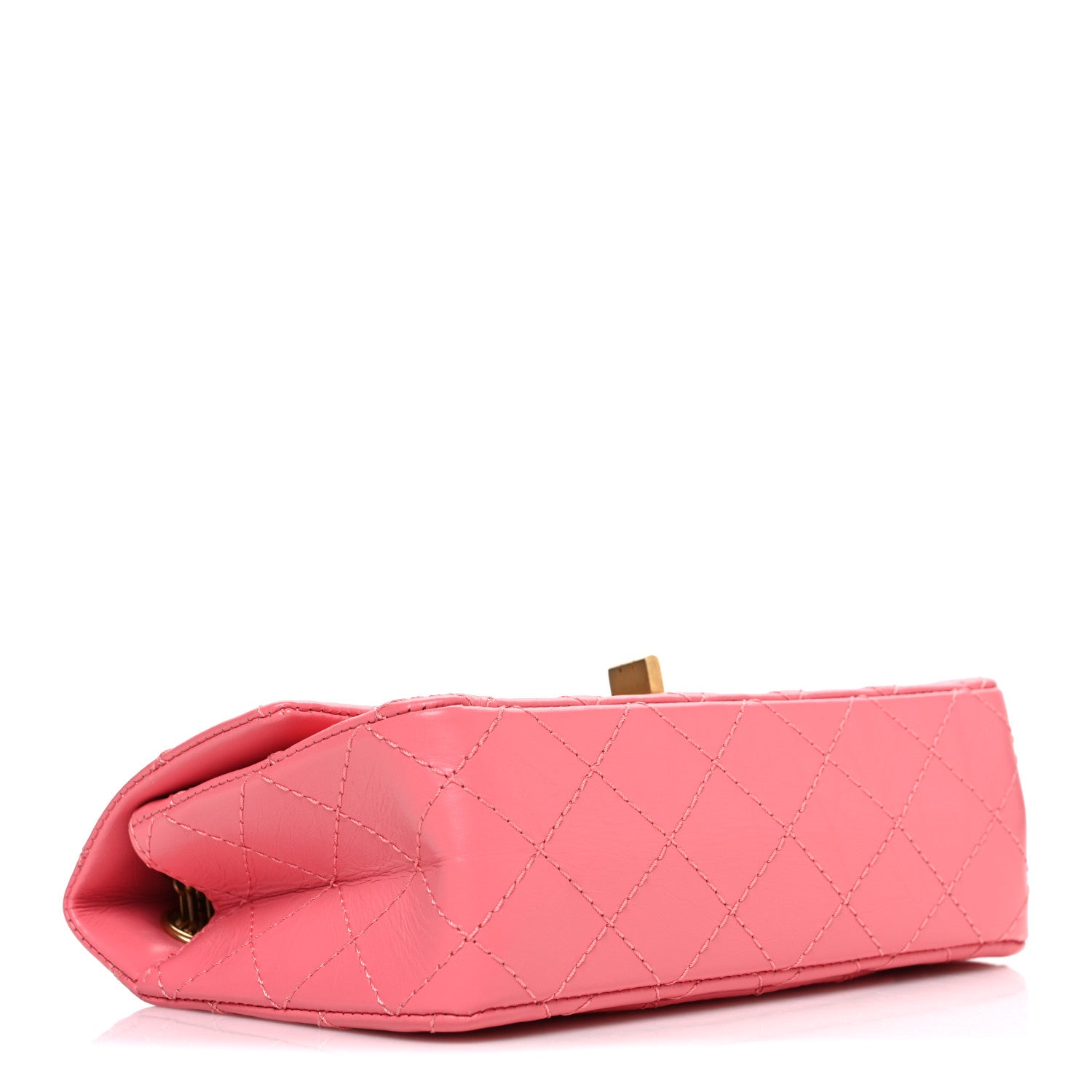 Chanel Aged Calfskin Quilted 2.55 Reissue Mini Flap Pink