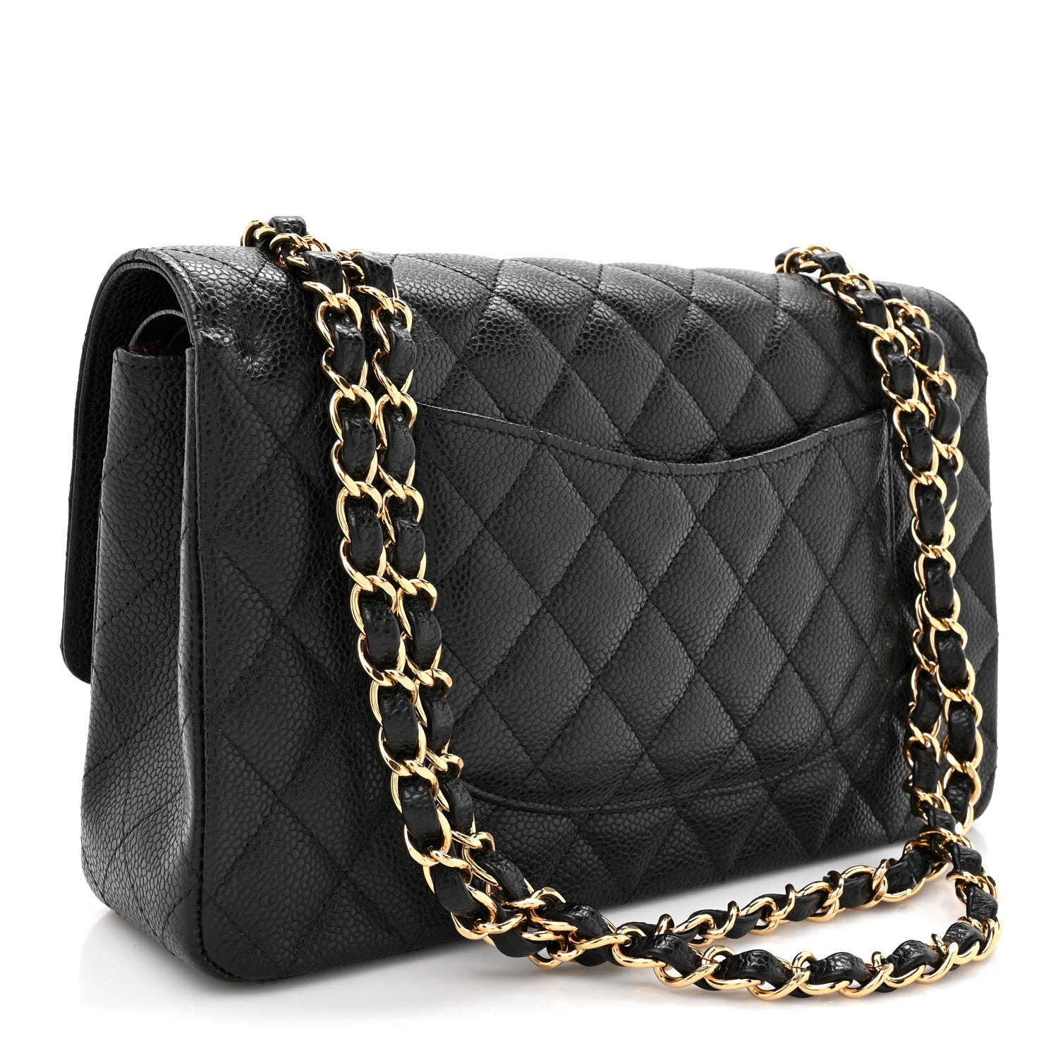 Chanel Caviar Quilted Medium Double Flap Black