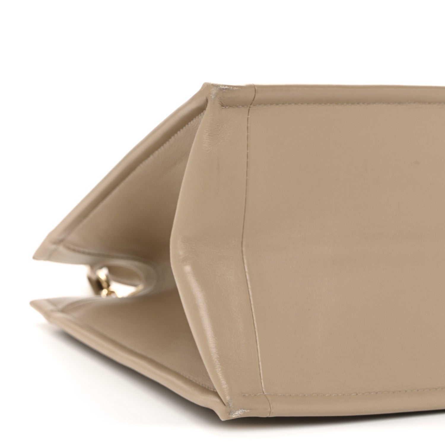 Christian Dior Calfskin Archicannage Medium Essential Tote Beige