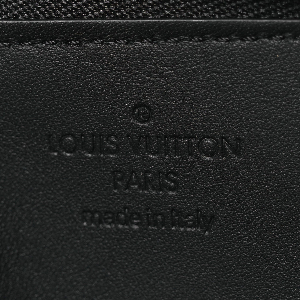 Louis Vuitton Calfskin Monogram Shadow Hybrid Wallet Black