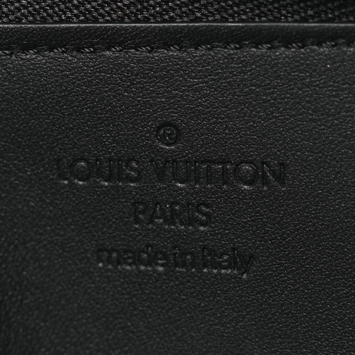 Louis Vuitton Calfskin Monogram Shadow Hybrid Wallet Black
