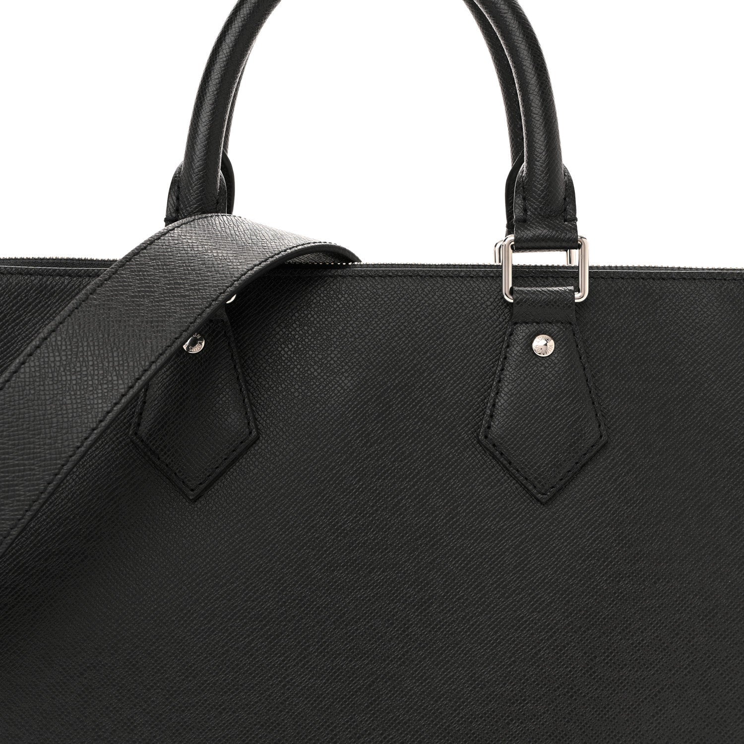 Louis Vuitton Taiga Slim Briefcase Black