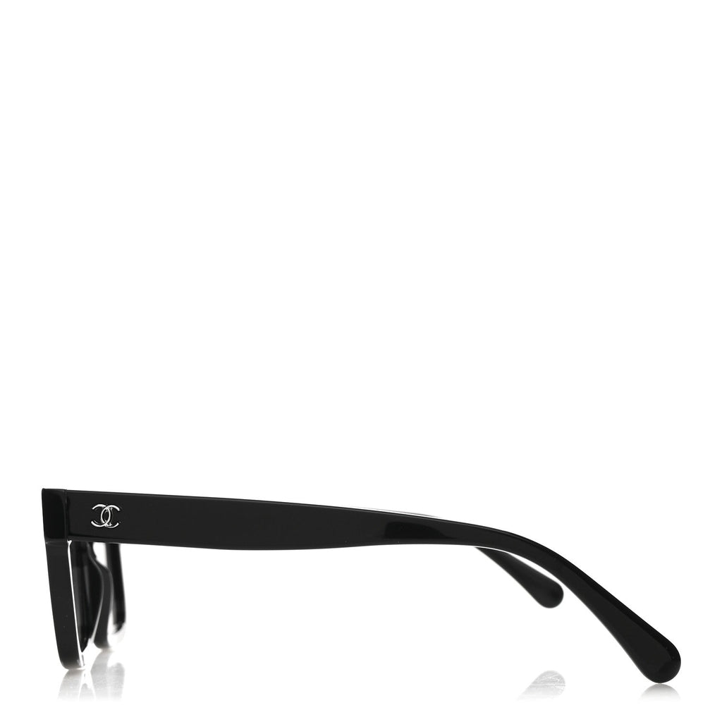 Acetate Polarized Square Sunglasses 5417 Black