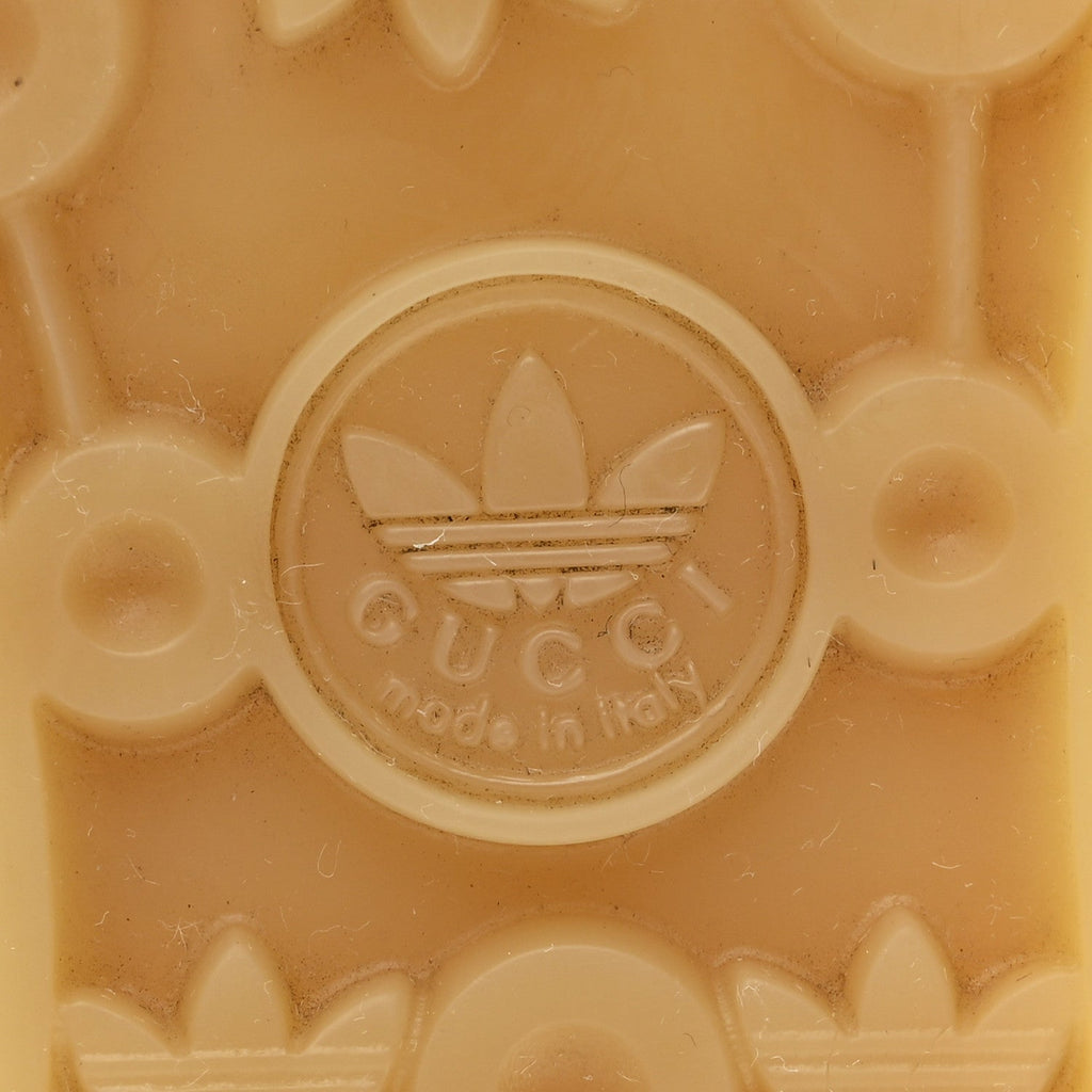 Gucci X ADIDAS GG Supreme Monogram Gazelle Wedge Sneakers 36.5 Beige Ebony Off White New Shamarock
