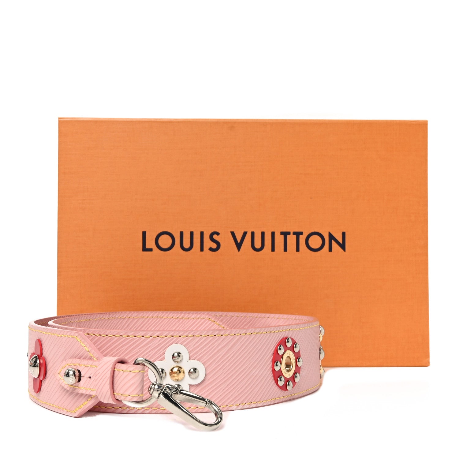 Louis Vuitton Epi Mechanical Flowers Bandouliere Shoulder Strap  Rose Ballerine