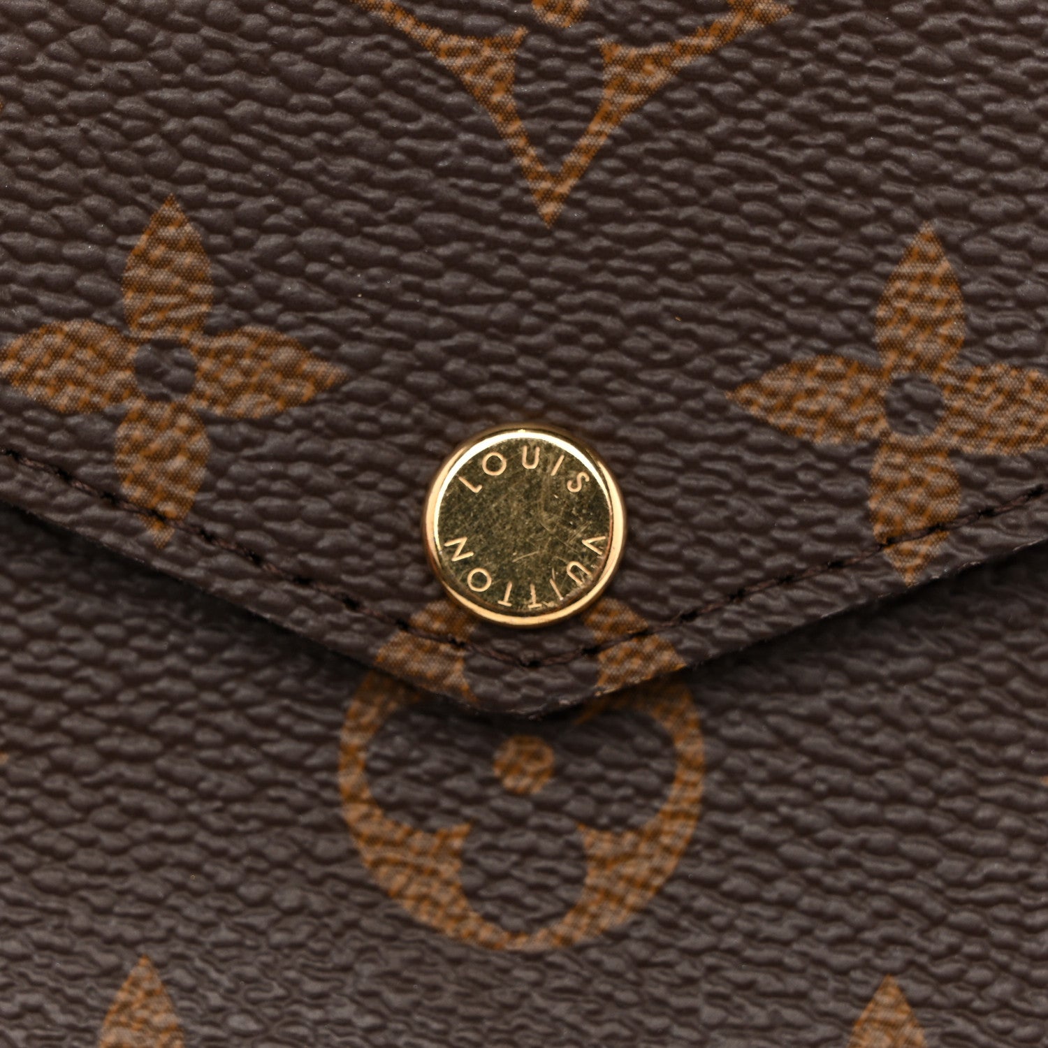 Louis Vuitton Monogram Pochette Felicie Chain Wallet Fuchsia