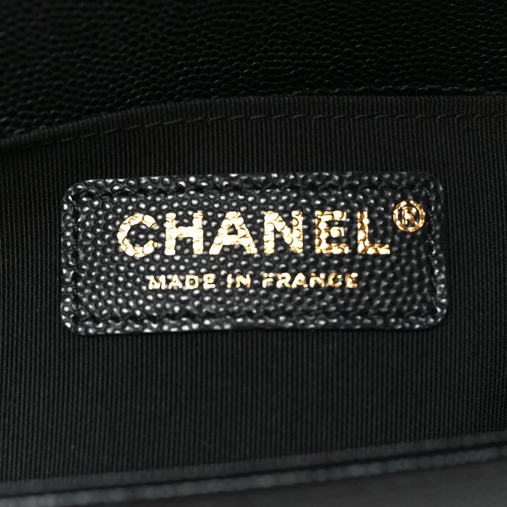 Chanel Caviar Quilted Small Boy Flap Black