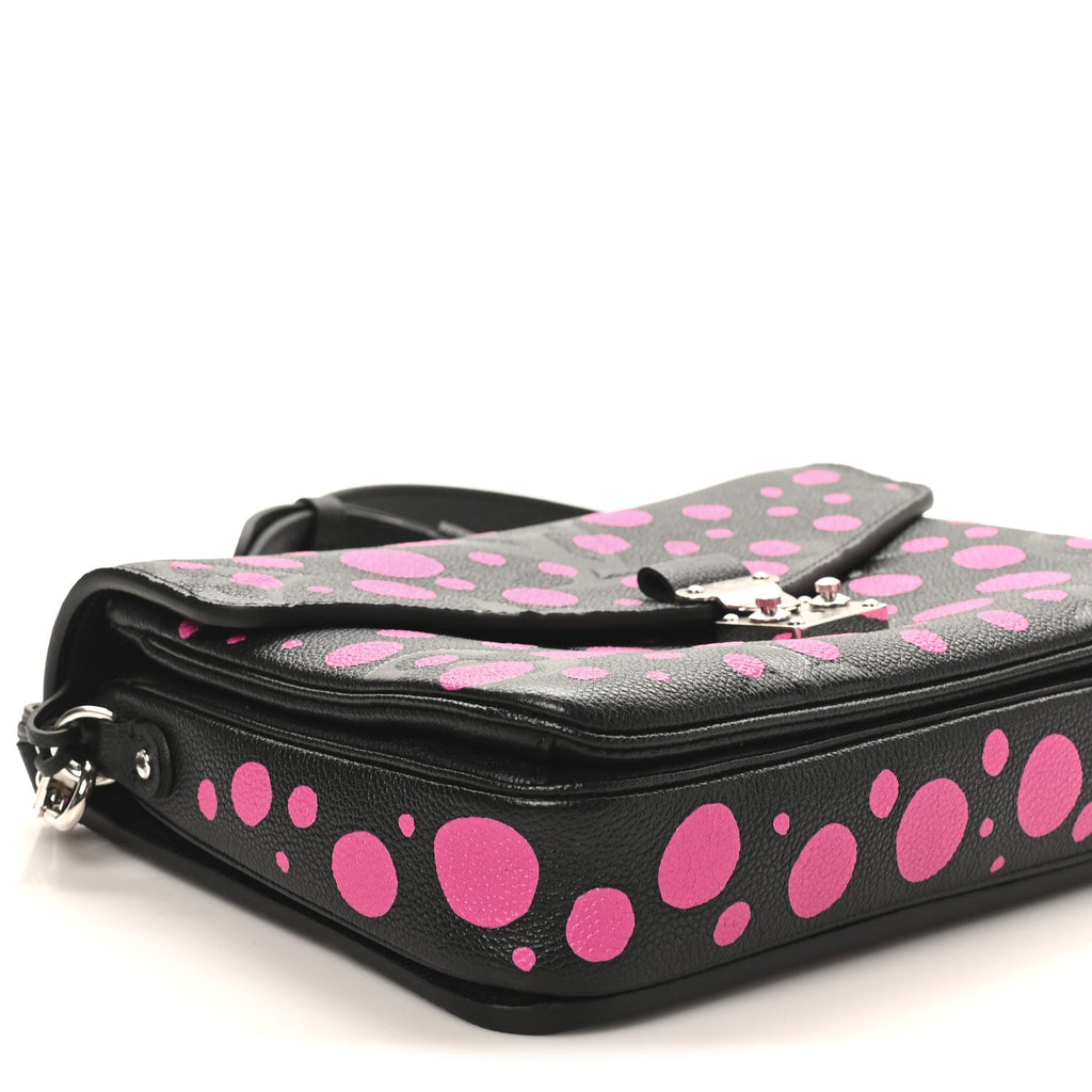 Louis Vuitton LV x YK Empreinte Monogram Giant Pochette Metis Black Fuchsia