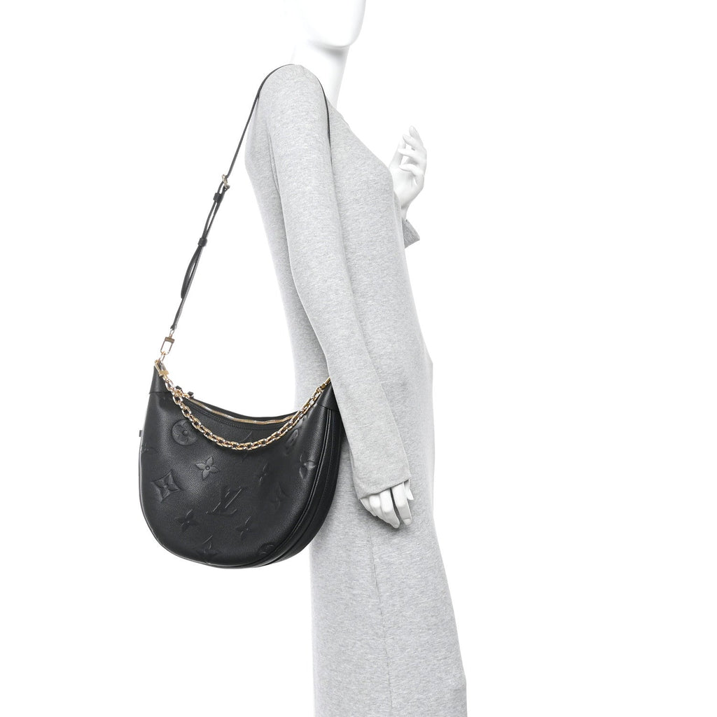 Louis Vuitton Empreinte Monogram Giant Loop Hobo Black