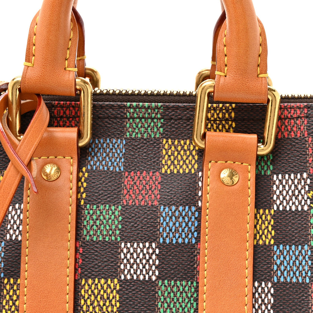 Louis Vuitton LV Vers Damier Ebene Keepall Bandouliere 25