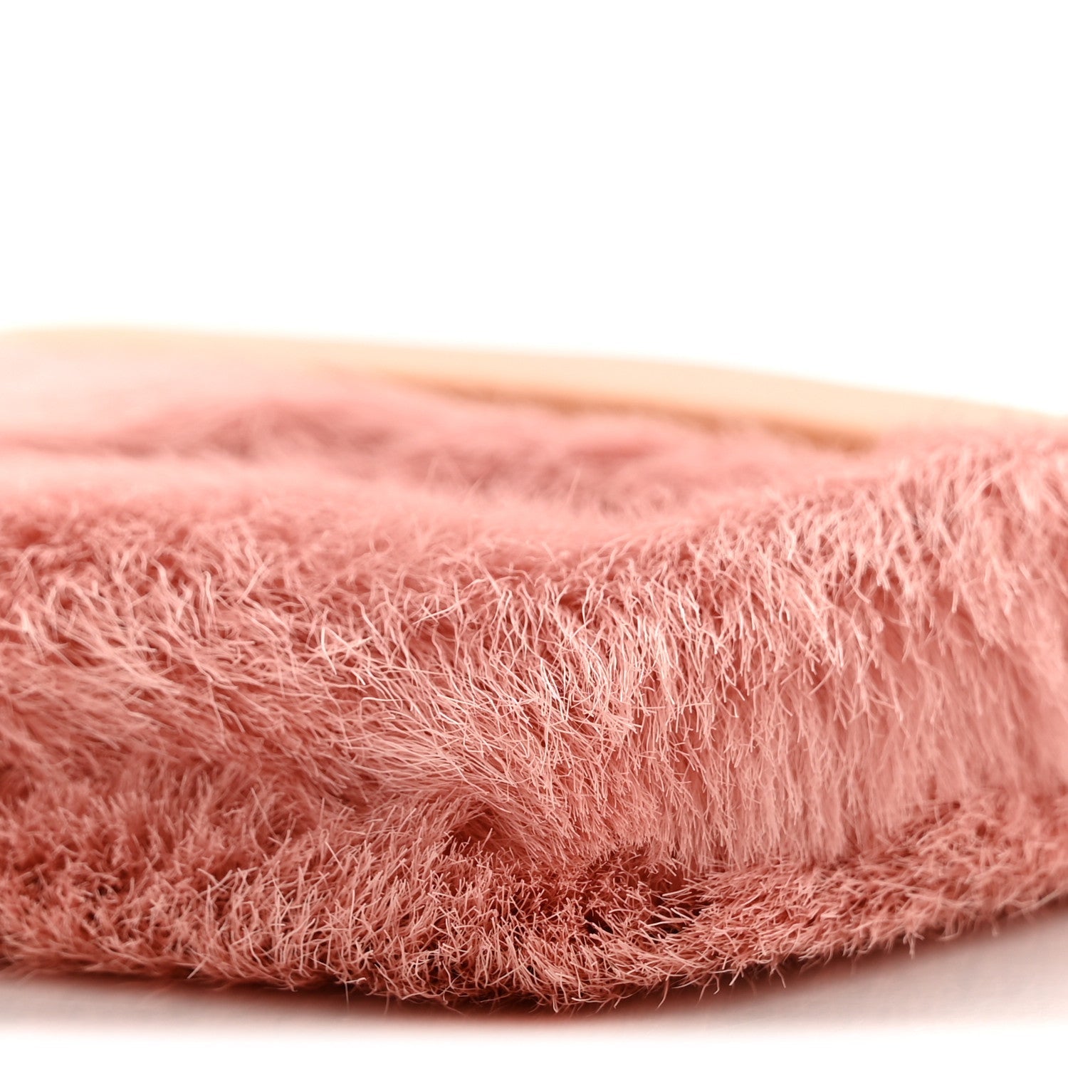 Chanel Rabbit Fur N°5 Pochette Pink Orange