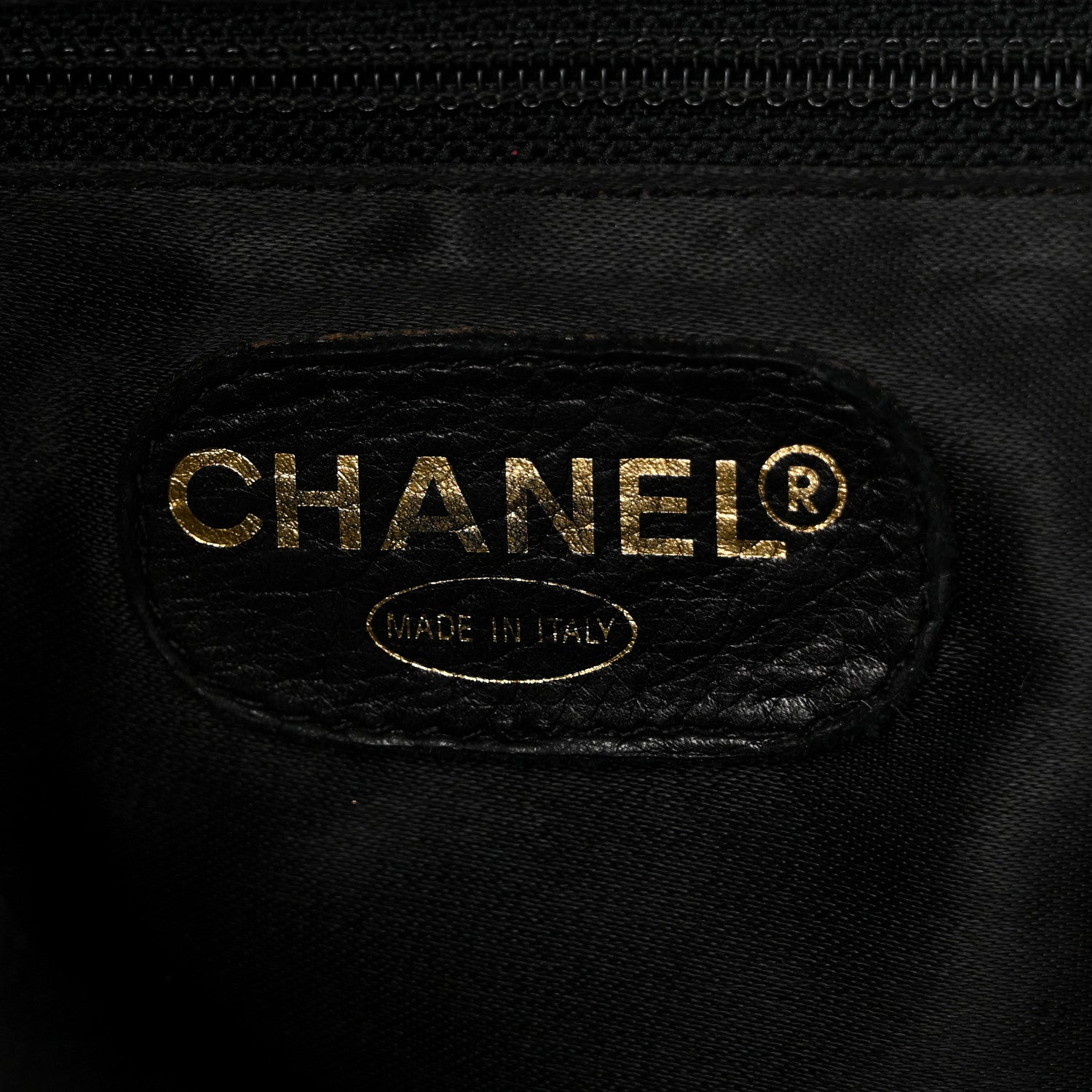 Chanel Suede CC Drawstring Backpack Black