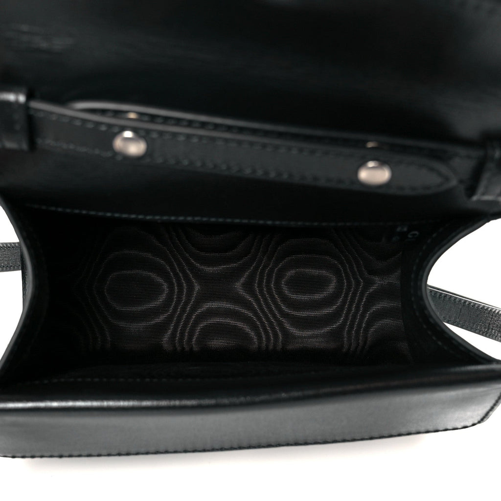 Gucci Satin Crystal GG Monogram Mini Dionysus Top Handle Bag Black