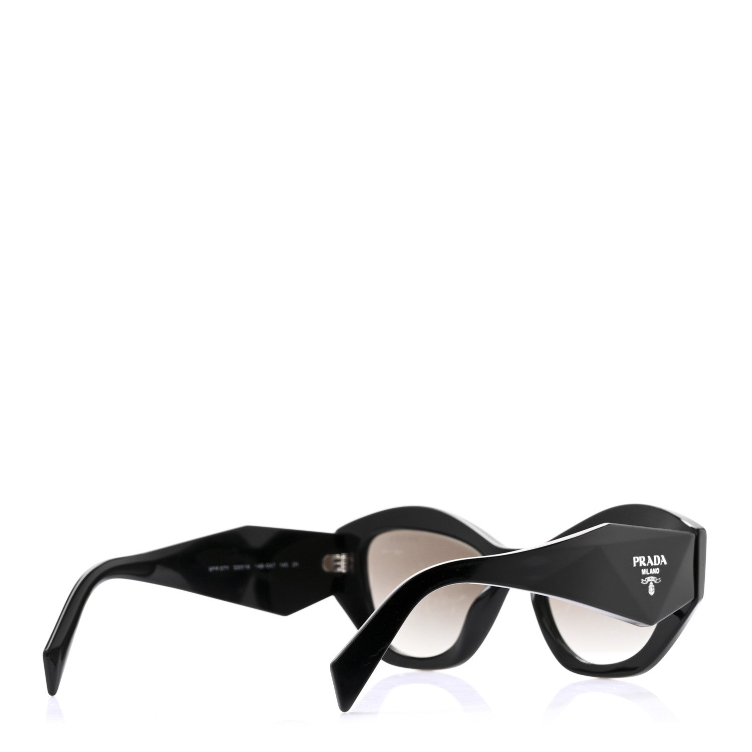 Prada Acetate Symbole Sunglasses SPR 07Y Black